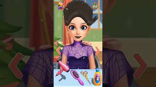 Hair salon part 8 cutting cartoon funny funnygame hairdresser shortsfeed shortsviral trending [upl. by Whitman]