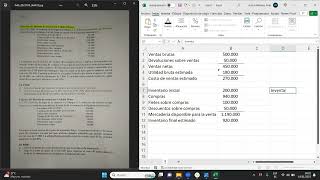 Ejercicio 09 Estimación del inventario por el Método de Utilidad Bruta con valor neto de realización [upl. by Marline594]