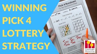 Pick 4 How To Win Lottery Strategy  5 Hits In One Week [upl. by Yrrej]