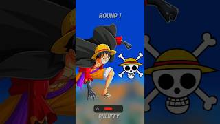 Luffy 🆚️ One piece 😄  onepiece animes luffy who is strongest👍 [upl. by Cuttler27]