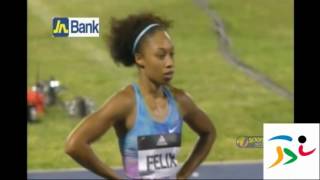 Allyson Felix wins Womens 400m  Racers Grand Prix 2017 [upl. by Ognimod]