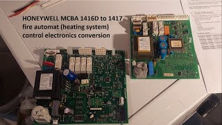 HEIZBÖSCH Honeywell  ATAG MCBA1416D to 1417 Fire Automat Conversion Kit Repair Video [upl. by Knick]