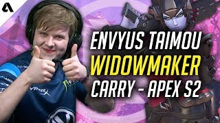 Taimou Carrying On Widowmaker EnVyUs vs BK Stars OGN Overwatch APEX S2 Highlights [upl. by Daniela]