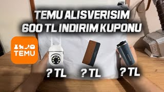 TEMU ÜRÜN İNCELEMESİ  TEMU GÜVENLİ Mİ [upl. by Eelamme144]