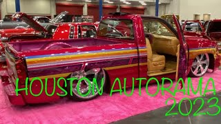 Houston Autorama 2023 Lowered trucks Custom cars and more [upl. by Aiuqenehs]