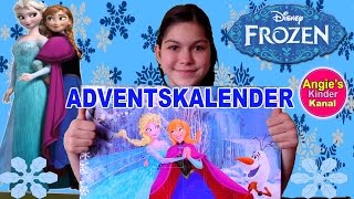 Disney Frozen Adventskalender Anna Elsa Unboxing  Eiskönigin Deutsch Video für Mädchen [upl. by Ahcilef]