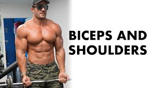 New Biceps amp Shoulders Workout Feat garrottcoelho [upl. by Adil]