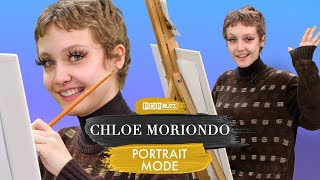 Chloe Moriondo Paints A SelfPortrait And Answers Questions About Their Life  Portrait Mode [upl. by Havard390]