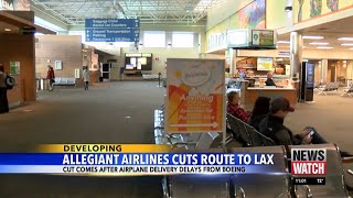 Allegiant Airlines cutting 19 routes including Medford Airport [upl. by Edme763]