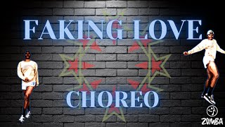 Faking Love by Anitta feat Saweetie choreo Zumba or dance fitness choreography [upl. by Oskar]