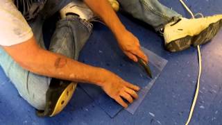 How To Install Vinyl Tile VCT Start To Finish Complete Job [upl. by Asp]