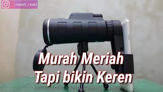 Lensa Zoom Tele 40x60  alat buat hp kamu jadi keren lensazoom aksesorishp [upl. by Stelmach]