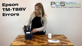 Troubleshooting Your Epson TMT88V Thermal Printer [upl. by Novihs]