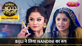 Bijli Ne Liya Nandini Ka Roop  FULL EPISODE 304  Dhartiputra Nandini [upl. by Zsuedat]