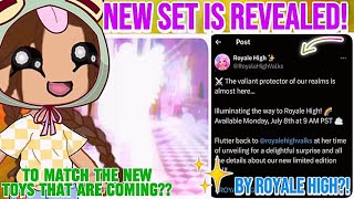 New SET HAS BEEN REVEALED BY ROYALE HIGH😲NEW VALKYRIE SET TO MATCH THE TOYS THAT ARE COMING Rh🏰☀️ [upl. by Narrat705]