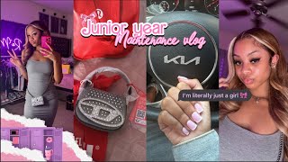 BACK TO SCHOOL MAINTENANCE VLOG 🎀  ✰Junior year✰ hair nails lashes  Ra’Mariah Alexia [upl. by Chiaki]