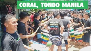 ANGUSTIA TRIBE  MCT MAGCOR Drummers  CORAL TONDO MANILA SAN ROQUE FESTIVAL AUGUST 18 2019 [upl. by Ijok]