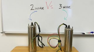 2 Wire Vs 3 Wire Well Pump Motors [upl. by Durnan]