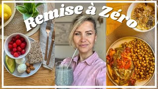 What I eat in a day  Retrouver de bonnes habitudes  Up date potager 👩🏼‍🌾 [upl. by Eicyal828]