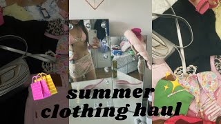 summer clothing haul [upl. by Eilahs]