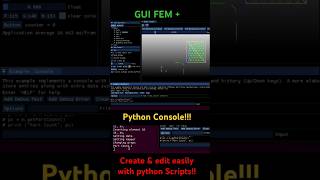 FEM SPH GUI  Python  gmsh Happyness [upl. by Mulcahy587]