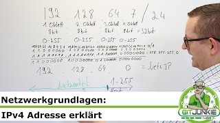 IPv4 Adresse einfach erklärt ip und Subnetzmaske erklärt [upl. by Eneroc92]