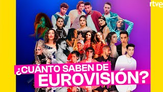 ¿CUÁNTO SABEN DE EUROVISIÓN  Benidorm Fest  Eurovisión 2022 [upl. by Anitnuahs]