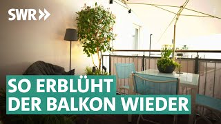 Fit für den Frühling das Balkon Makeover  Marktcheck SWR [upl. by Enaht500]