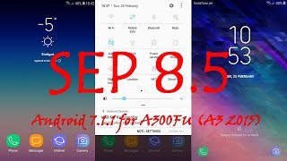 Samsung Experience 85 for A300FU A3 2015  Android 711 [upl. by Alimat101]