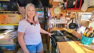 DIY Skoolie on a Dime  Super Cozy Skoolie Van Life Makeover [upl. by Ardnasirk]