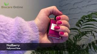 NAGELLAK SWATCH Nailberry  Hollywood Rose  Biocare Online [upl. by Teragramyram684]