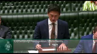 Recognising Mr Ivan Wong in Parliament [upl. by Turtle177]