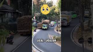 Truk ini mengambil bagian jalan pengendara didepannyatruk keren shortvideo shorts [upl. by Plumbo]