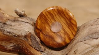 Olivewood Pendant  Olivenholz Anhänger [upl. by Mharg]