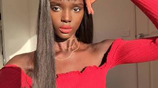 Duckie Thot South Sudanese  Australian model [upl. by Nauqed]