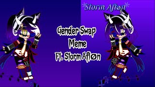 Gender Swap  MemeTrend \\ Ft Storm Aftøn 2nd Channel  GachaClub Trends Memes  By  S A [upl. by Borden]