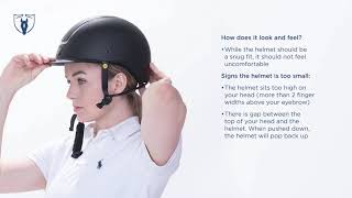 Tipperary Equestrian Helmet Fitting Guide [upl. by Eittap]