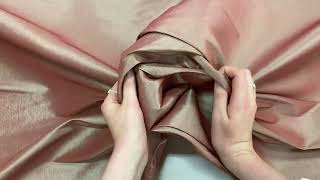 Stretch Shot Taffeta Coral Pink 10256 [upl. by Aicenod]