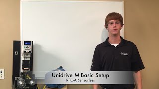 Control Techniques  Unidrive M RFCA Sensorless Keypad Setup [upl. by Noirod110]