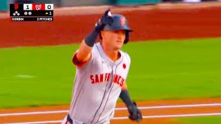 Tyler Fitzgerald Solo Home Run BLAST 12th Home Run of Year  Giants vs Nationals  2024 Highlights [upl. by Iaria]