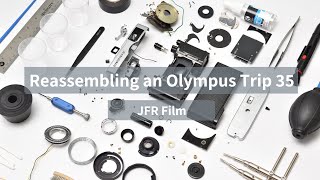 Reassembling an Olympus Trip 35 [upl. by Eltsirhc]