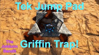 Tek Jump Pad Griffin Trap  ARK Survival Evolved [upl. by Gettings]