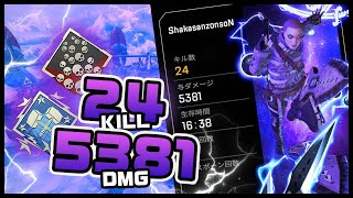 【ApexLegends】24kill 5381dmg [upl. by Veradia]