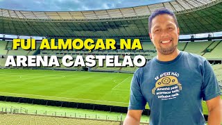 Almoço na Arena Castelão em Fortaleza CE [upl. by Constancia301]