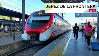 quotJEREZ DE LA FRONTERAquot Cercanias De Cádiz C1 Renfe S464 [upl. by Trinl275]