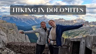 Hiking in Dolomites Italy  it didnt go as we planned 😅 [upl. by Sirap]