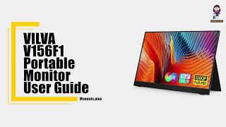 VILVA V156F1 Portable Monitor Comprehensive User Guide and Tutorial [upl. by Sharlene]