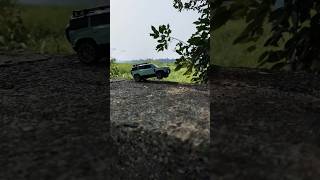 Rc Defender Sports Utility Vehicle Simulation Xiang Hui Toy Fall Down From Wall Jump in the Air [upl. by Verlie840]