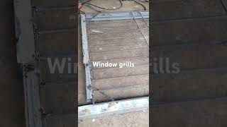 WINDOW GRILLS tutorial welding steel [upl. by Hannis]