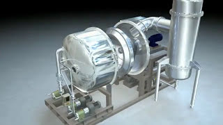 EVAPOR Centrifugal Flow Thin Film Vacuum Evaporator [upl. by Hsirk841]